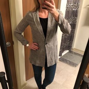 Gray Fashion Blazer